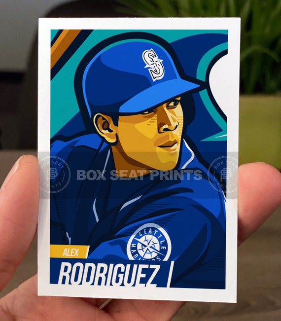 Alex Rodriguez Seattle Mariners Custom Baseball Card Series 1 
