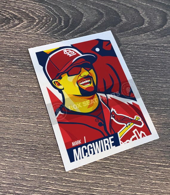 Mark Mcgwire St. Louis Cardinals PVC Novelty Sports Card 