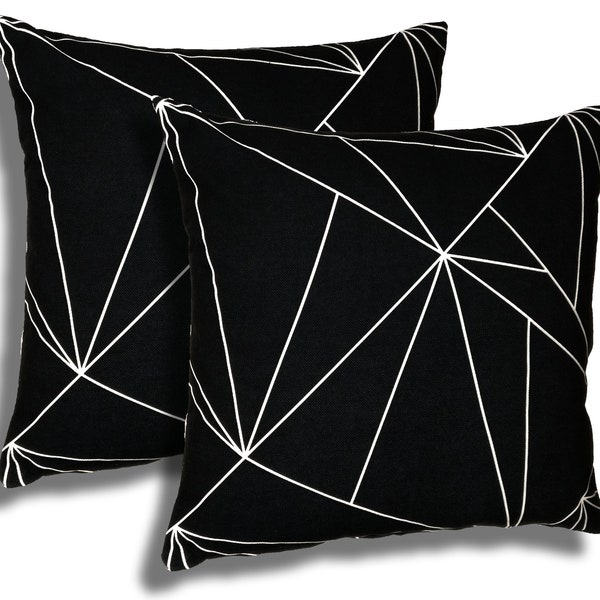 Black Cushion Cover Etsy UK
