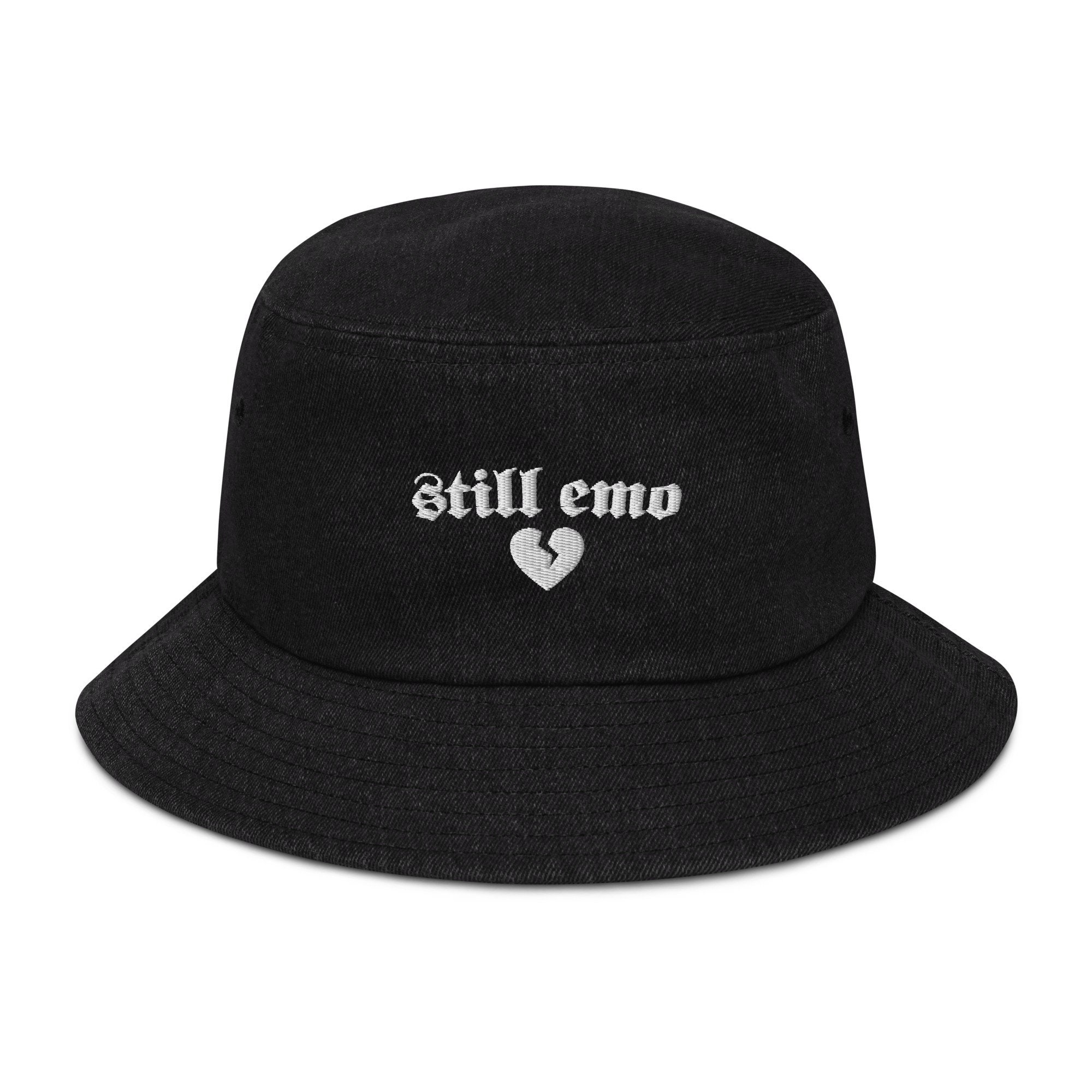Still Emo Denim Bucket Hat - Etsy