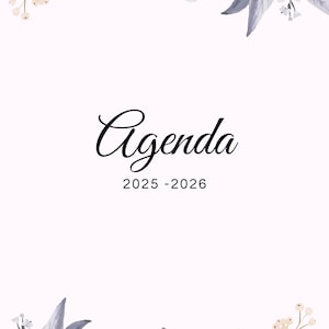 Agenda 2025-2026