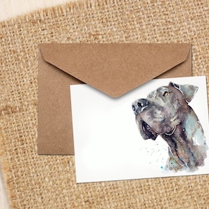 Great Dane wenskaart-Great Dane Dog kaart, Great Dane Dog wenskaart