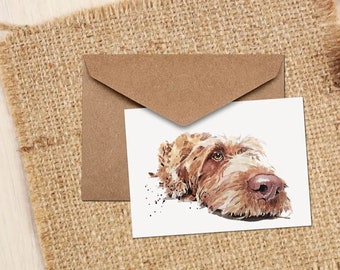 Wirehaired Vizsla Note/Greeting Card.Wirehaired Vizsla cards,Wirehaired Vizsla cards,Wirehaired Vizsla greeting cards