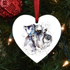 Schnauzer albero Decoration.Schnauzer Xmas Tree Decoration, Schnauzer Christmas Tree Ornament, Schnauzer Christmas Tree decoration