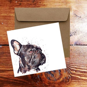 French Bulldog Greeting Card.French Bulldog card, French Bulldog Greeting  card, Frenchie card,Frenchie Greetings Card