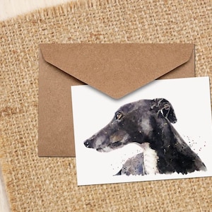 Levriero Saluto / Cartolina di Natale - Carte Sighthound, carte whippet, biglietti di auguri whippet, biglietti di auguri greyhound