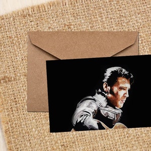 Elvis Presley Grußkarte,Elvis Presley Karte,Elvis Presley Grußkarte,Elvis Presley Kunst Grußkarte