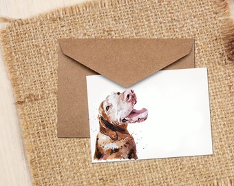 Sugar Vizsla Greeting Card | Dog Lover Gift | (4x6" Blank) | Edswatercolours