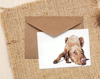 Vizsla Greeting/Note Card.Vizsla cards,Vizsla note cards, Vizsla greeting cards,Vizsla greetings cards