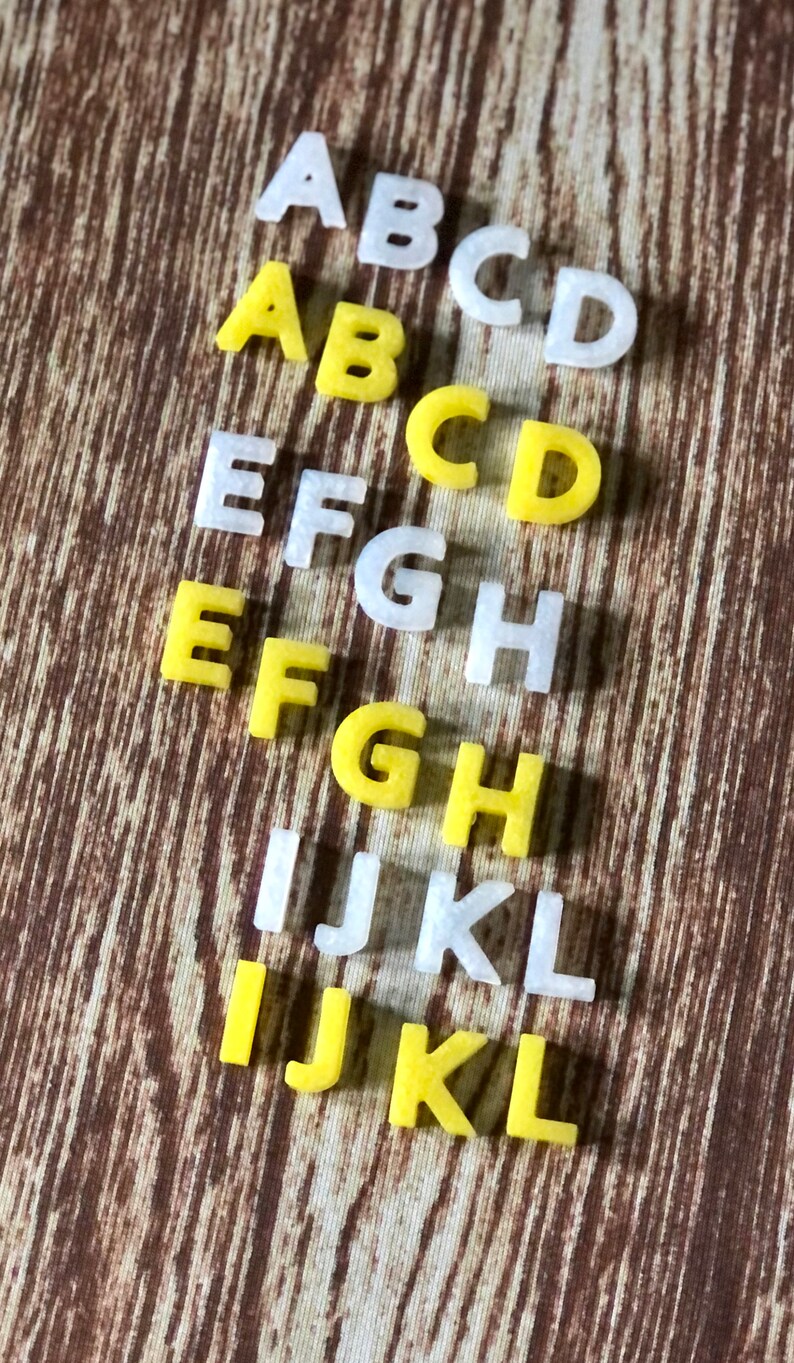 Mini Letters & Numbers - Etsy