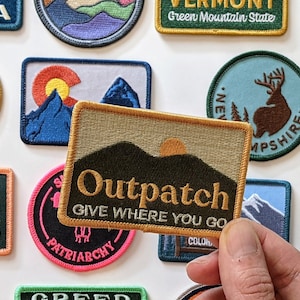Custom Sustainable Patches made from Recycled Plastic