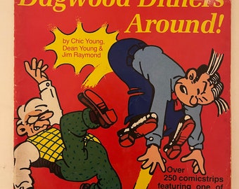 Dagwood Zittert Herum! Vintage seltenes Comic-Buch 1956 Kultiges Stück Geschichte