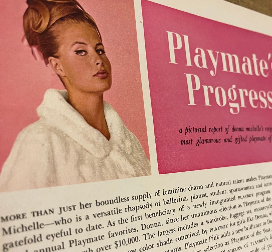PLAYBOYS Donna Michelle Dec 1964 Playmate of the Year Iconic - Etsy