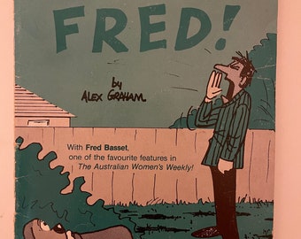 Vintage Classic Comic ein Hund namens FRED 1stEdition, Kollektionsartikel Aus - Retro Geschenkidee