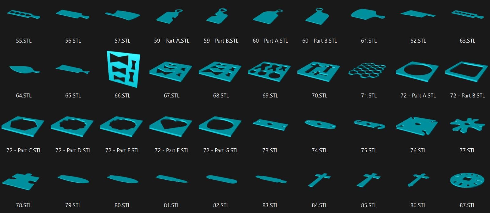 JUMBO Collection of Router Templates - Ready to 3D Print and Use! - Etsy