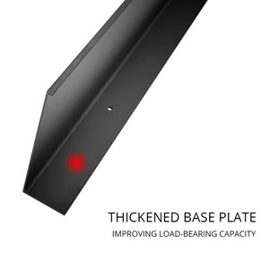 Black Wall Shelves Bathroom Shelf Wall Mounted Rack Matte Black