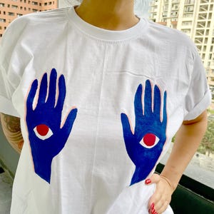 hand painted T shirt