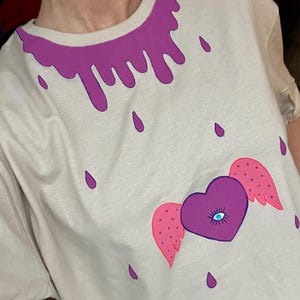 hand painted T shirt