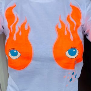 hand painted T shirt