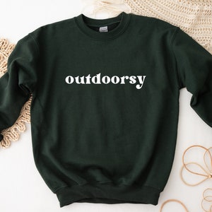 Outdoor pullover sweatshirt, cadeau voor outdoorliefhebbers, cadeau voor wandelaars, kampeerders