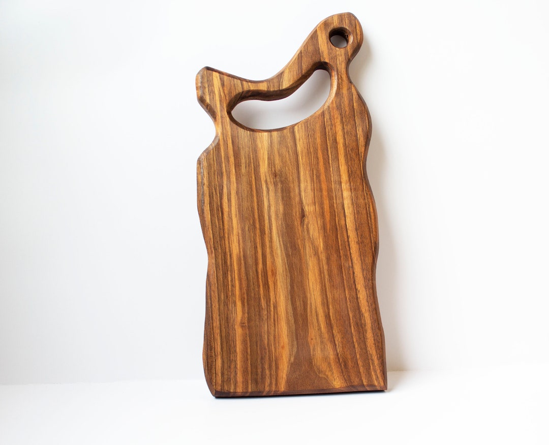 Personalized Walnut Cutting Board, Engraved Custom Charcuterie Board