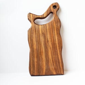 Personalized Walnut Cutting Board: Engraved Charcuterie Board