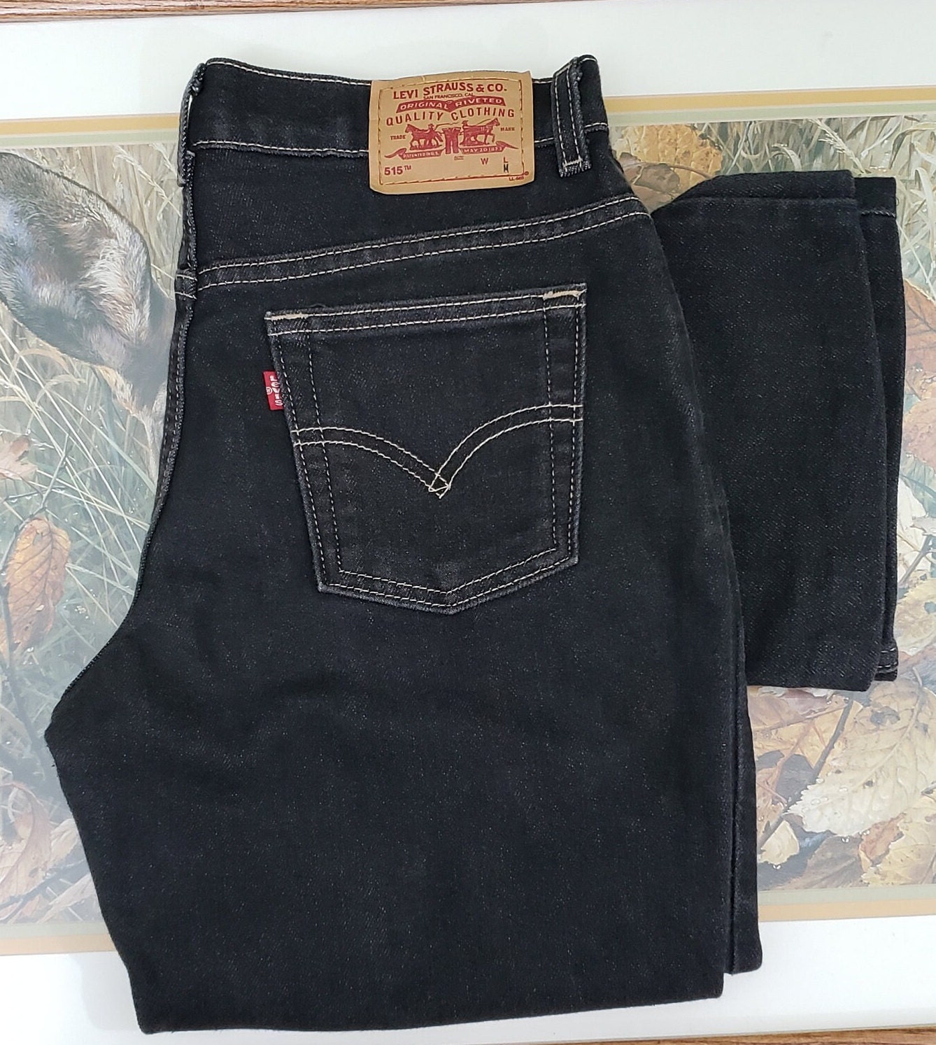 Vintage LOUIS VUITTON Womens Jeans, Low Waist, Size 40 #272 NEVER WORN
