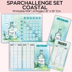Travel Savings Game, Money saving  Challenge, Budget Binder, Envelope Challenge, Finance Planner, Mini Savings Challenge