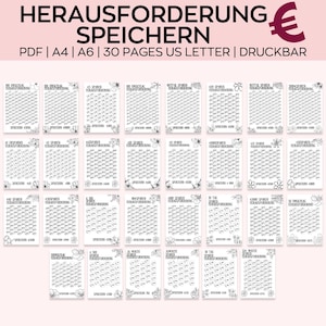 A6-spaaruitdagingen, A6-spaartracker, geldenvelopsysteem contant geld vullen, spaaruitdaging 1000, minibesparingen op A6-formaat