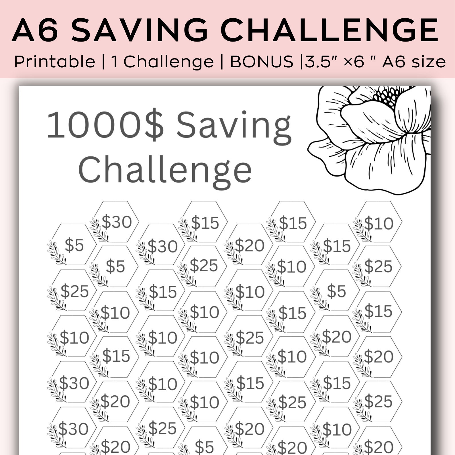 100 Saving challenge デザイン⑫ Box ver. 100 Saving challenge デザイン⑫ Box ver.