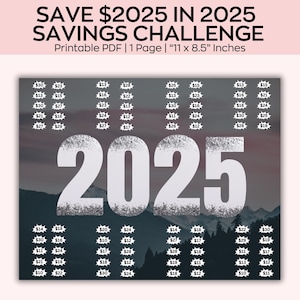 Save 2025 in 2025  Savings, Low-income savings challenges, Saving Challenge Printable, Monthly Money Saving, 100 Envelopes