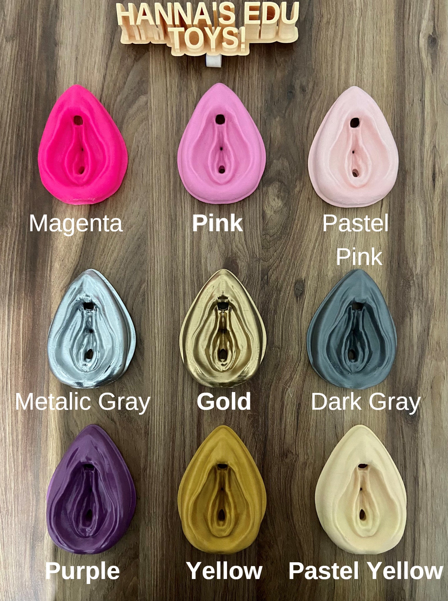 Life Size Anatomical Vagina Vulva Clitoris And Edu Notes 3d Printed 