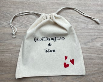 Bolsa personalizada / bolso cambiador / bolsa de edredón / bolsa de guardería / bolsa personalizada / escuela / bolsa de ropa de bebé / traje de nacimiento / maternidad