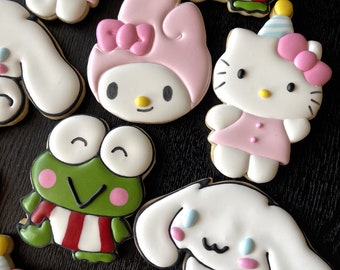 Hello kitty and friends cookies
