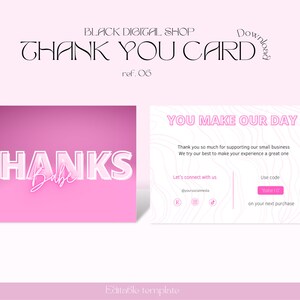 corporate thank you card