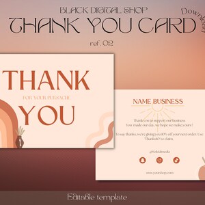 corporate thank you card
