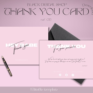 corporate thank you card