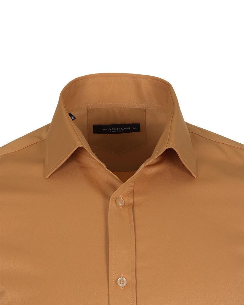 Navy Camel Double Pocket Shirt main image 1