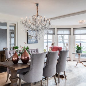 Louise oval chandelier