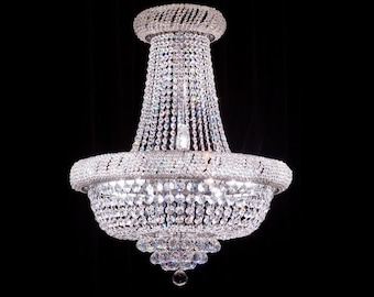 Victoria ljuskrona med Swarovski-kristall