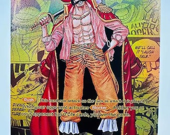 One Piece TCG Cards Gold D Roger Manga Gold