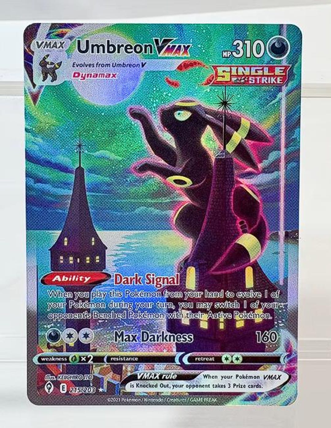 ポケモンカード Umbreon VMAX 英語版 Pokemon Umbreon VMAX Alternate Art Secret Rare Evolving Skies