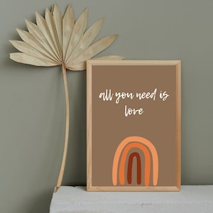 All You Need is Love Wall Art