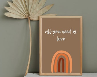 All You Need is Love Wall Art