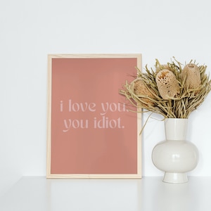 Ich liebe dich Print