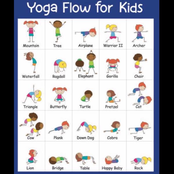 Yoga Poster for Kids