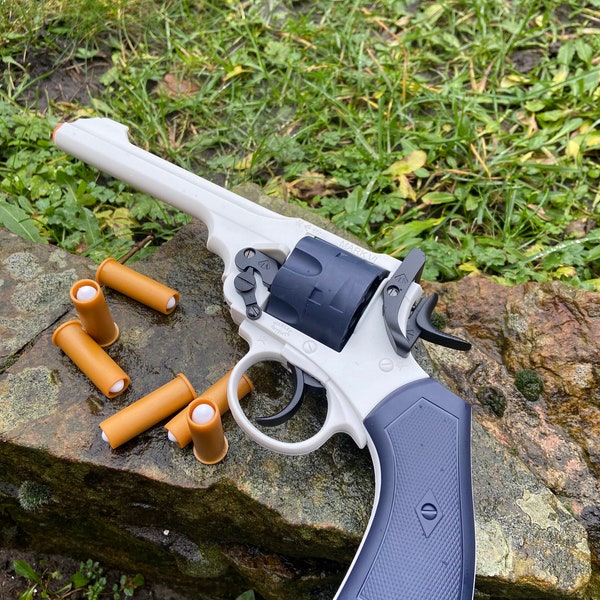 Webley Revolver Pistol - Soft Dart Cosplay/Prop Toy Gun