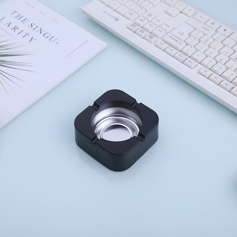 Simple Nordic Style Ashtray Smooth Lines Plastic Ashtray Etsy