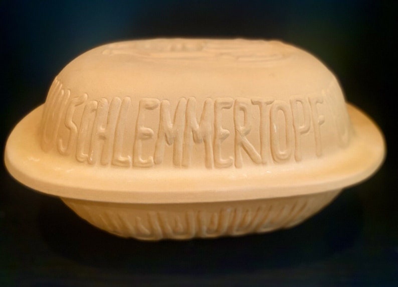 Vintage Schlemmer-topf German Claybaker 2 Pc Roaster Scheurich - Etsy ...