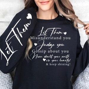 Laat ze SVG, Keep Shining Svg, inspirerende Svg, eigenwaarde Svg, eigenliefde Svg, mouw SVG, voorste achterkant SVG, motiverende Svg, gesneden bestanden, Cricut